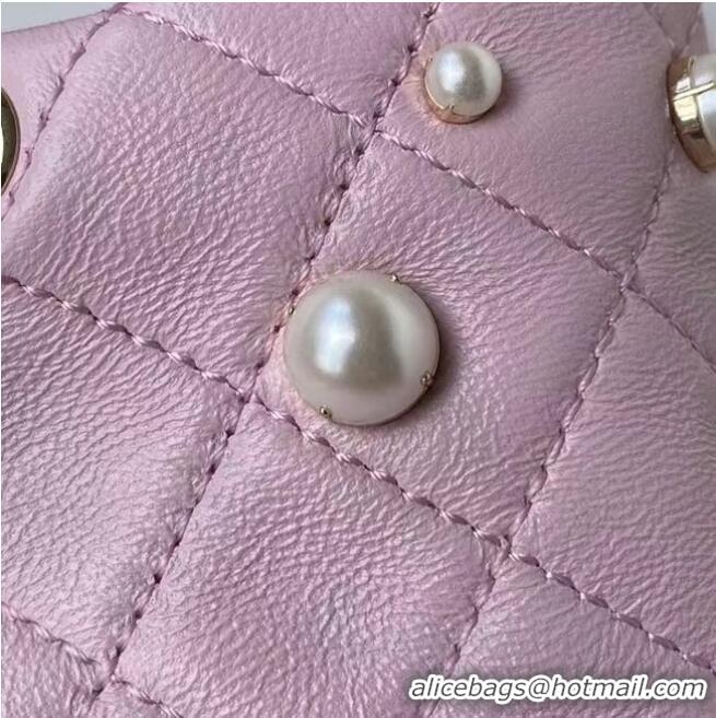 Top Quality Chanel mini drawstring bag AS2518 pink