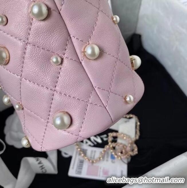 Top Quality Chanel mini drawstring bag AS2518 pink