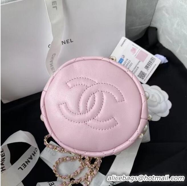 Top Quality Chanel mini drawstring bag AS2518 pink