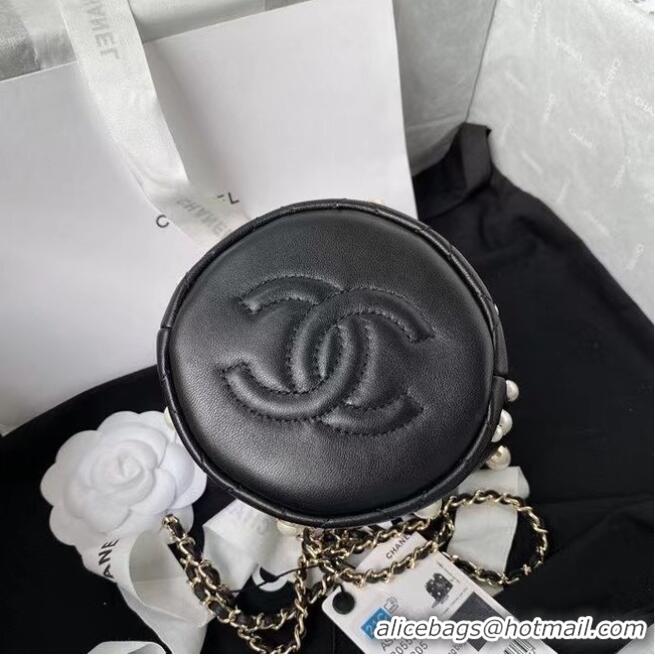 Shop Cheap Chanel Mini Drawstring Bag AS2518 Black