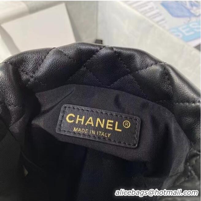 Shop Cheap Chanel Mini Drawstring Bag AS2518 Black