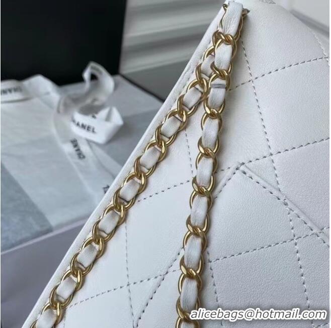 Buy Fashionable Chanel small hobo bag AS2543 AS2542 White