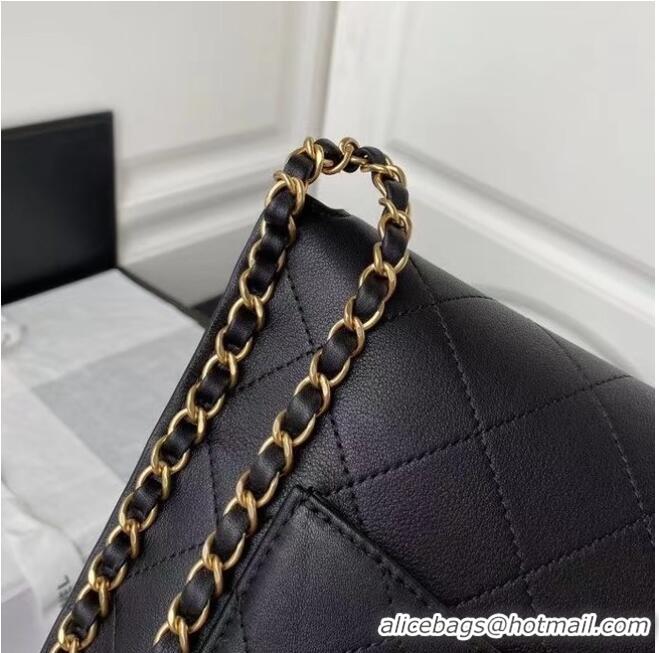 Buy Inexpensive Chanel small hobo bag AS2543 AS2542 Black