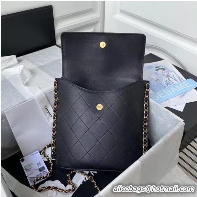 Buy Inexpensive Chanel small hobo bag AS2543 AS2542 Black