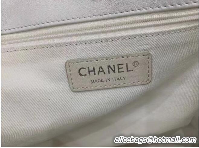 Well Crafted Chanel Original Leather Shopping Bag AS8473 White