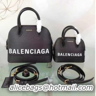 Best Product Balenciaga Shell Bag Original Leather B8924 Black