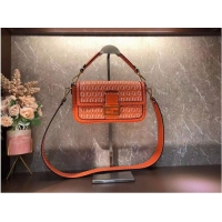 Good Product FENDI BAGUETTE Bag F1520 orange