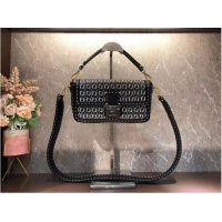 Traditional Discount FENDI BAGUETTE Bag F1520 black