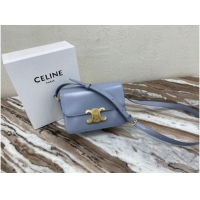 Cheapest Celine TEEN TRIOMPHE BAG IN SHINY CALFSKIN MINERAL 188423 Purple