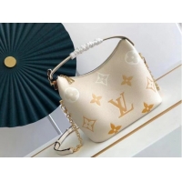 Good Quality Louis Vuitton Embossed Leather MARSHMALLOW M45698 Cream&Saffron