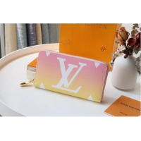 Unique Grade Louis Vuitton Monogram Canvas ZIPPY WALLET M80361 Pink