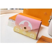 Top Grade Louis Vuitton Monogram Canvas VICTORINE WALLET M80388 Pink