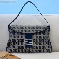 Well Crafted Fendi Vintage Baguette FF Shoulder Bag FD0156 Blue 2021