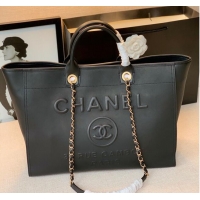 Shop Grade Promotional Chanel Original Leather Shopping Bag A66945 Black