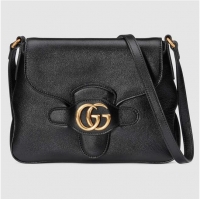 New Design Gucci Small messenger bag with Double G 648934 Black