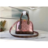 Super Quality Louis Vuitton Monogram Vernis Alma BB Tote Bag M91606 Rose