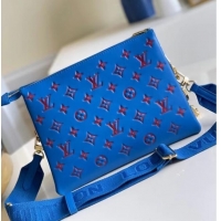 Low Cost Design Louis Vuitton COUSSIN PM M58628 blue&red