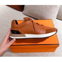 Top Sale Hermes Patchwork Sneakers 042841 Brown