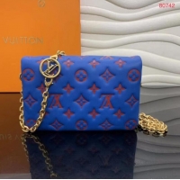 Popular Style Louis Vuitton POCHETTE COUSSIN M80743 Blue & Red