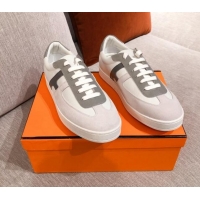 Trendy Design Hermes Boomerang Calfskin Sneakers 042854 White 2021