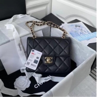 Buy Discount CHANEL mini flap bag AS2468 black