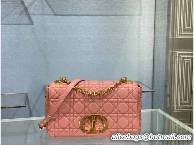 Best Price MEDIUM DIOR CARO BAG Soft Cannage Calfskin M9242 Rose