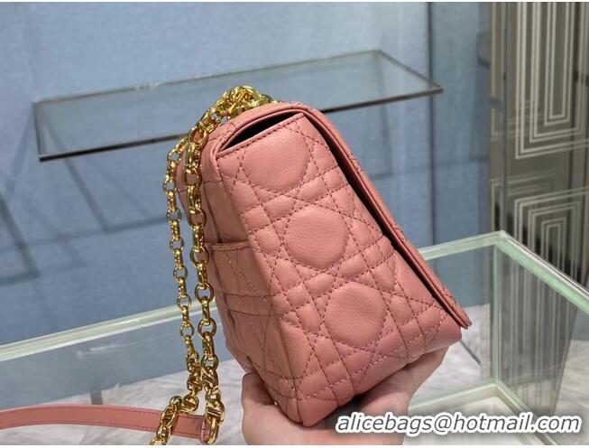 Best Price MEDIUM DIOR CARO BAG Soft Cannage Calfskin M9242 Rose