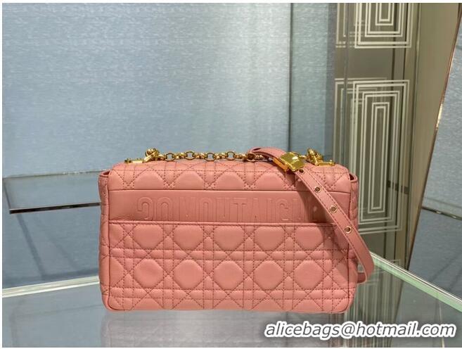 Best Price MEDIUM DIOR CARO BAG Soft Cannage Calfskin M9242 Rose