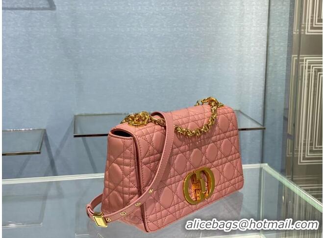 Best Price MEDIUM DIOR CARO BAG Soft Cannage Calfskin M9242 Rose