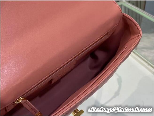 Best Price MEDIUM DIOR CARO BAG Soft Cannage Calfskin M9242 Rose