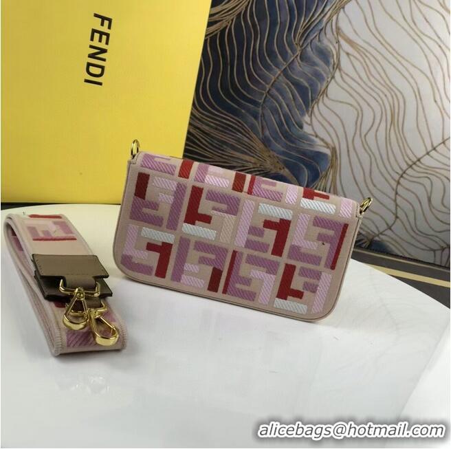 Buy Inexpensive FENDI fabric Bag F1230 Pink