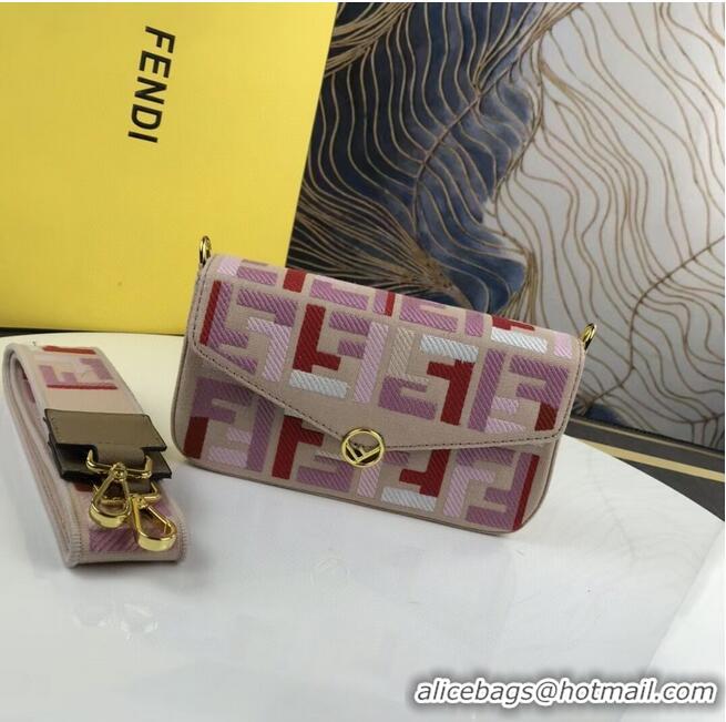 Buy Inexpensive FENDI fabric Bag F1230 Pink