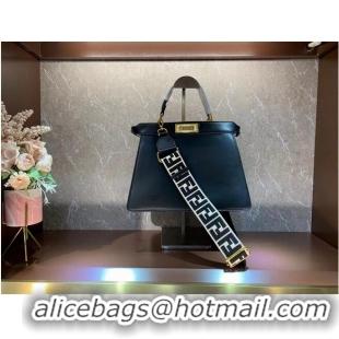 Top Quality FENDI PEEKABOO ISEEU MEDIUM leather bag 8BN321A6 Black