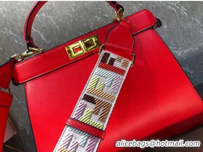 Top Grade FENDI PEEKABOO ISEEU MEDIUM leather bag 8BN321A6 Red