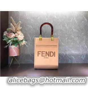 Most Popular FENDI MINI SUNSHINE SHOPPER leather mini-bag 8BS051ABV Pink