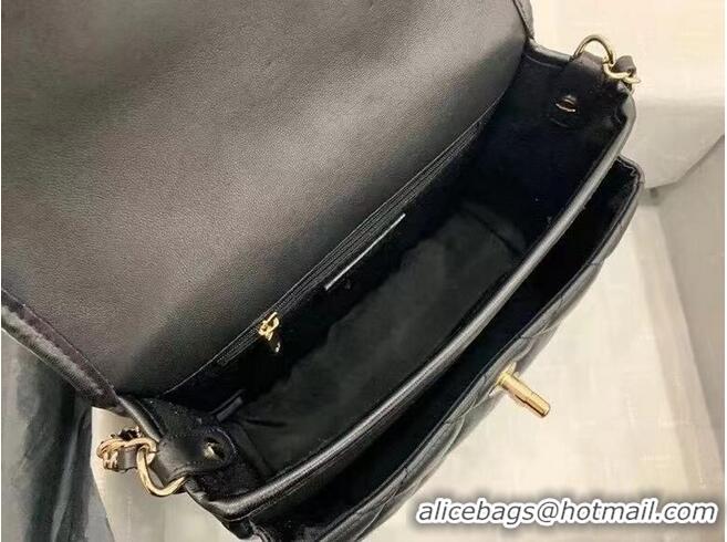 Famous Brand Chanel Cross-body Original Leather Bag AS2447 Black