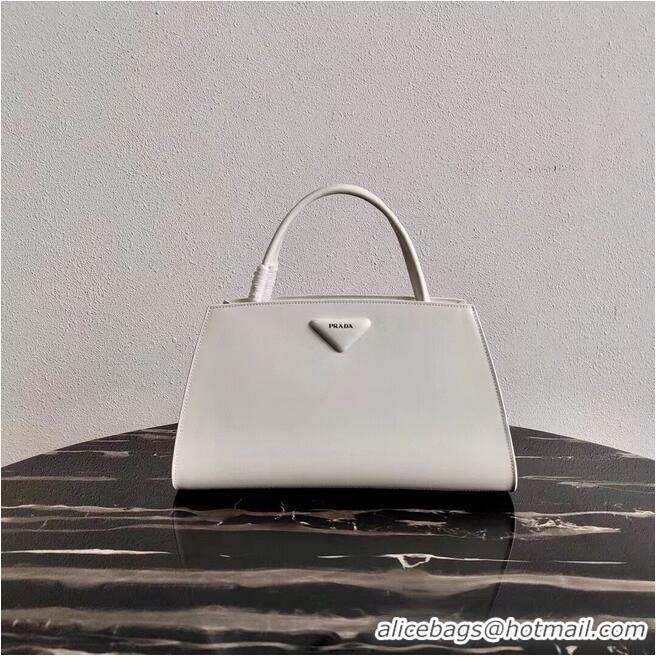 Buy Inexpensive Prada Nappa Leather Prada Symbole bag 1BB327 White