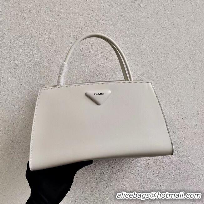 Buy Inexpensive Prada Nappa Leather Prada Symbole bag 1BB327 White