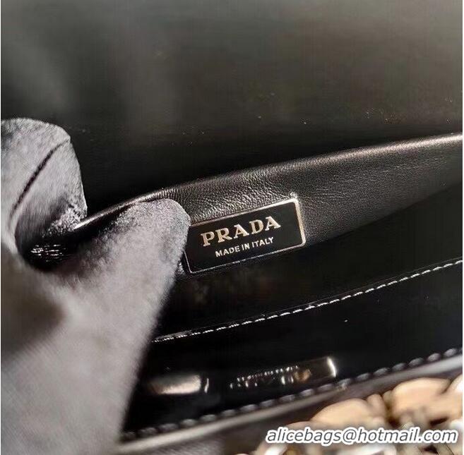 Affordable Price Prada Nappa Leather Prada Symbole bag 1BB327 Black