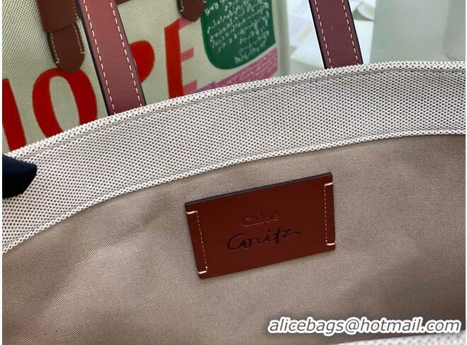 Buy Discount Chloe Cloth & leather 6C012 Brown