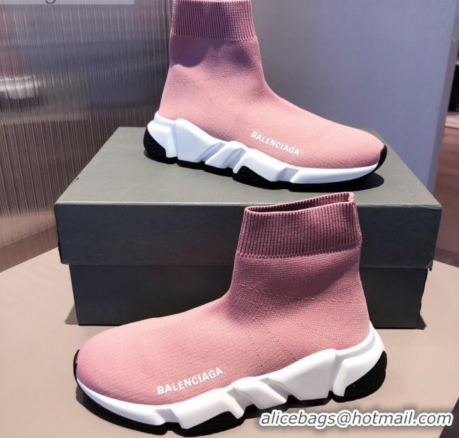 Lowest Price Balenciaga Speed Knit Sock Boot Sneaker 051009 Pink 2021