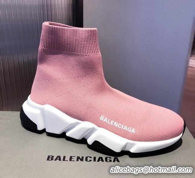 Lowest Price Balenciaga Speed Knit Sock Boot Sneaker 051009 Pink 2021