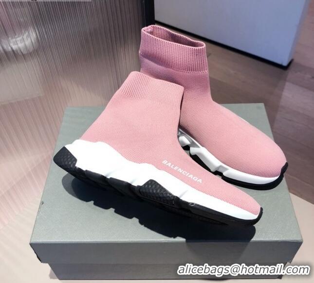 Lowest Price Balenciaga Speed Knit Sock Boot Sneaker 051009 Pink 2021