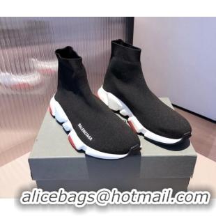 Grade Quality Balenciaga Speed Knit Sock Boot Sneaker 051009 Black 2021