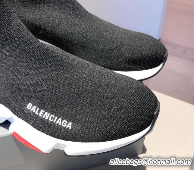 Grade Quality Balenciaga Speed Knit Sock Boot Sneaker 051009 Black 2021