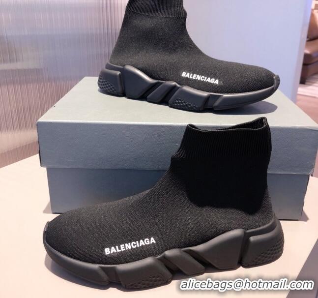 Classic Hot Balenciaga Speed Knit Sock Boot Sneaker 051009 Black 2021