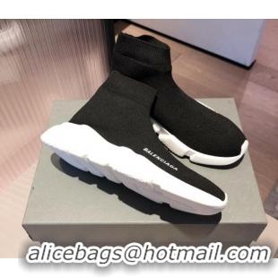 Best Price Balenciaga Speed Knit Sock Boot Sneaker 051009 Black 2021