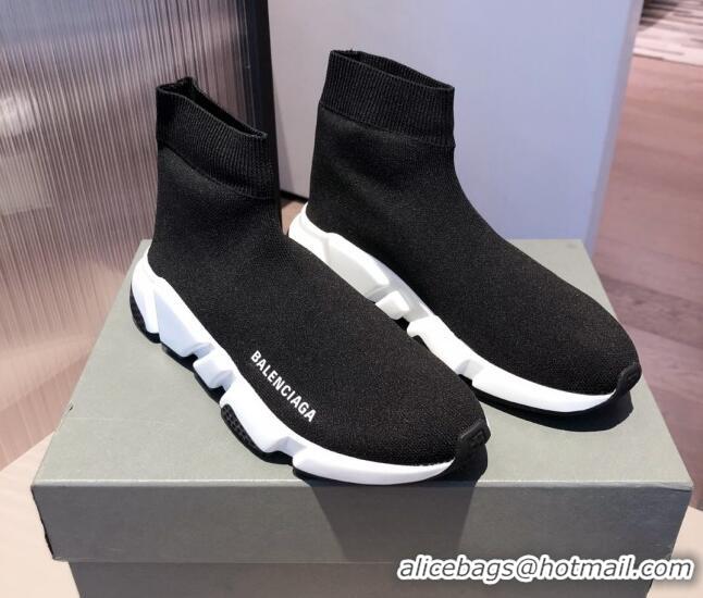 Best Price Balenciaga Speed Knit Sock Boot Sneaker 051009 Black 2021