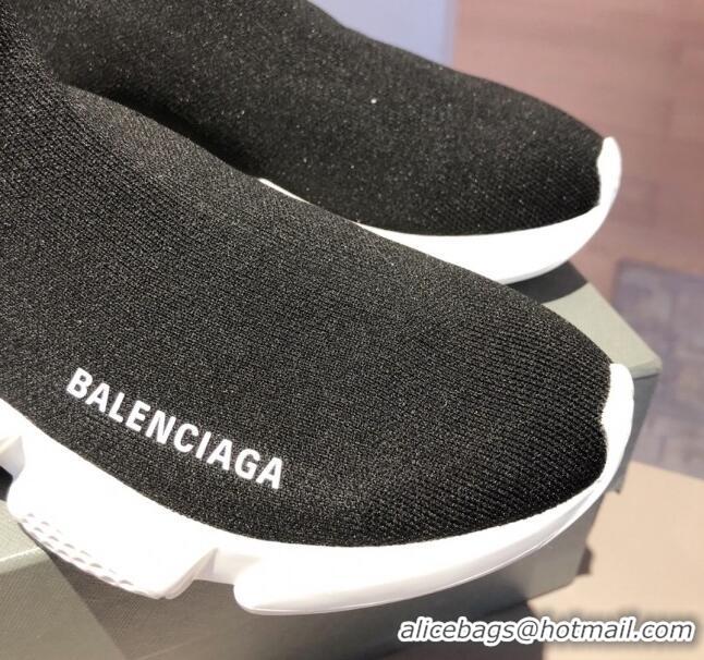 Best Price Balenciaga Speed Knit Sock Boot Sneaker 051009 Black 2021