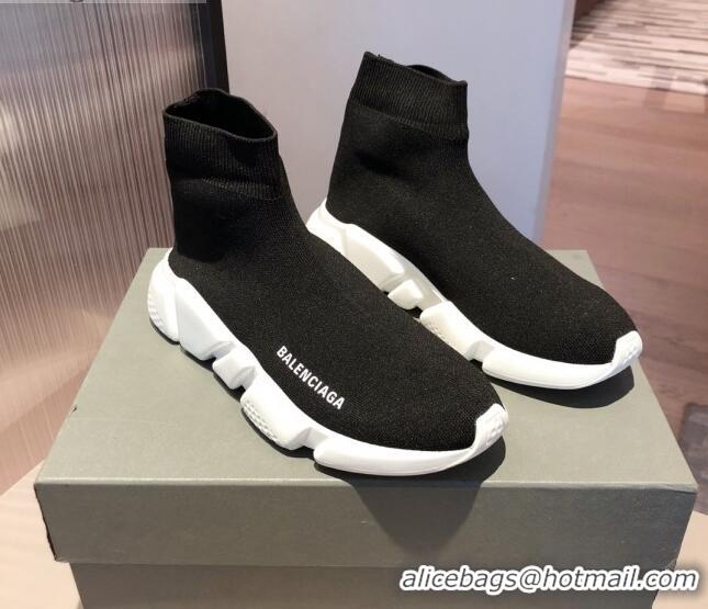 Best Price Balenciaga Speed Knit Sock Boot Sneaker 051009 Black 2021